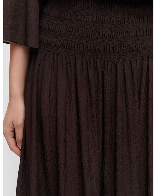 Joseph Black Folia Textured Silk Skirt