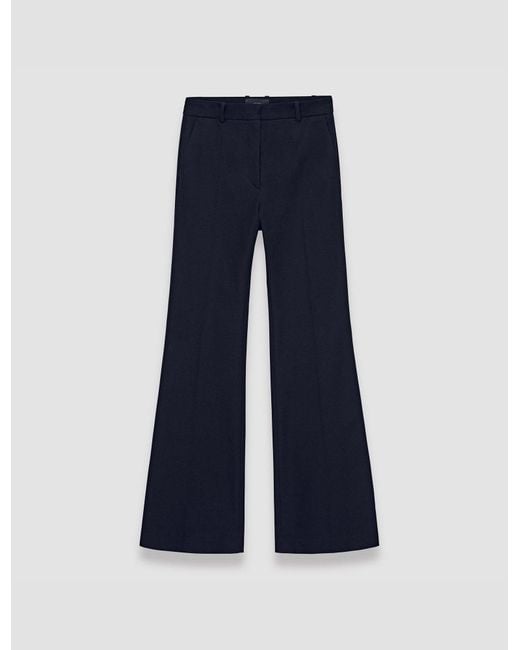 Joseph Blue Gabardine Stretch Tafira Trousers