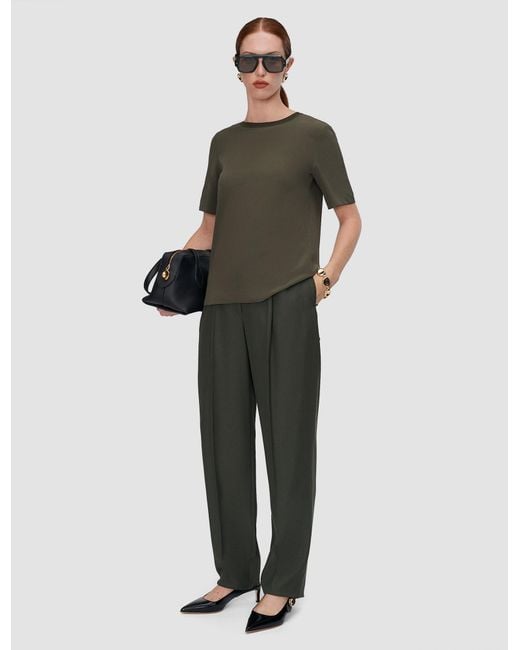 Joseph Green Rubin Crepe De Soie Silk Blouse