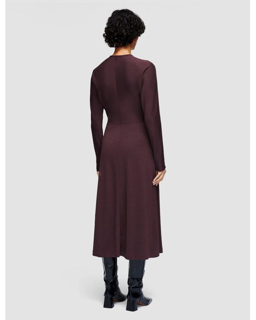 Joseph Purple Wool Jersey Dress