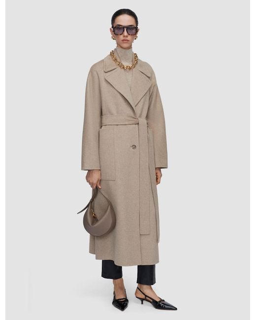 Joseph Natural Spencer Double Face Cashmere Coat
