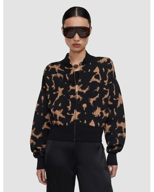 Joseph Blue Ambra Tortoiseshell Knit Jacket