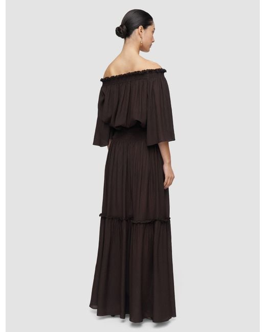 Joseph Black Folia Textured Silk Skirt