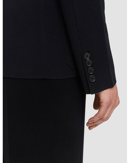 Joseph Black Milano Knit Stretch Jacket