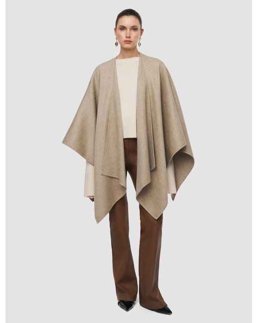 Joseph Natural Cassidy Double Face Cashmere Cape