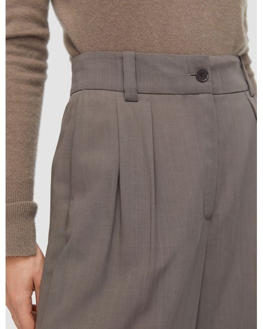 Joseph Brown Forest Fine Wool Trousers