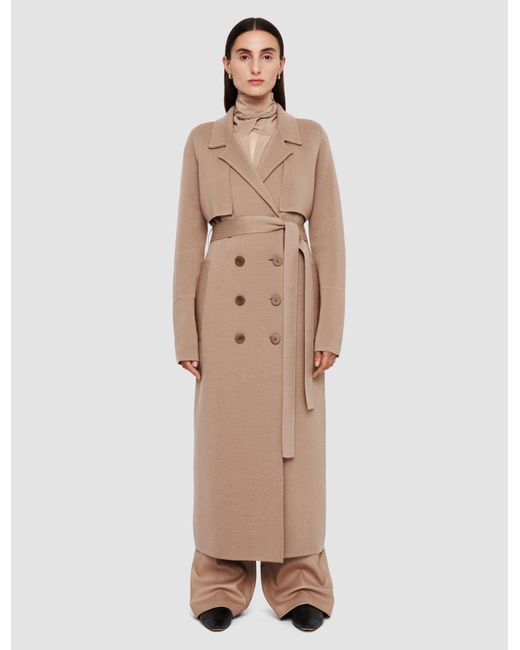 Joseph Natural Milano Knitted Wool Coat