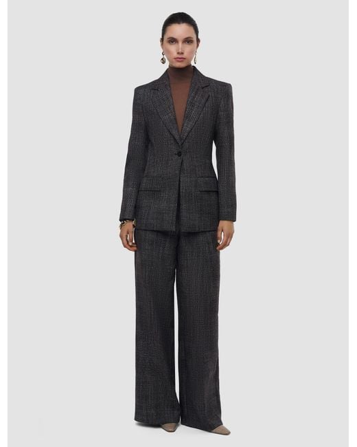 Joseph Gray Fallon Textured Tailoring Wool Jacket
