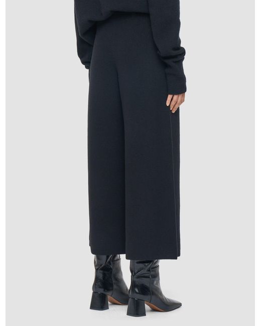 Joseph Blue Soft Merino Wool Culottes