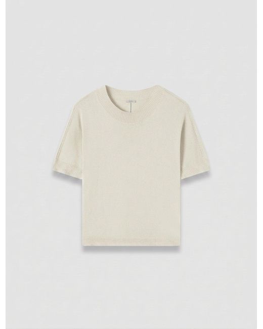 Joseph Natural Jana Silk Knit Top