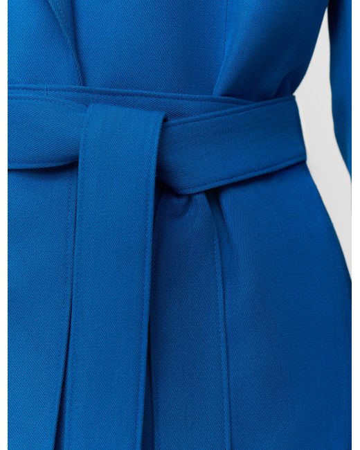 Joseph Blue Vinca Linen Blend Jacket