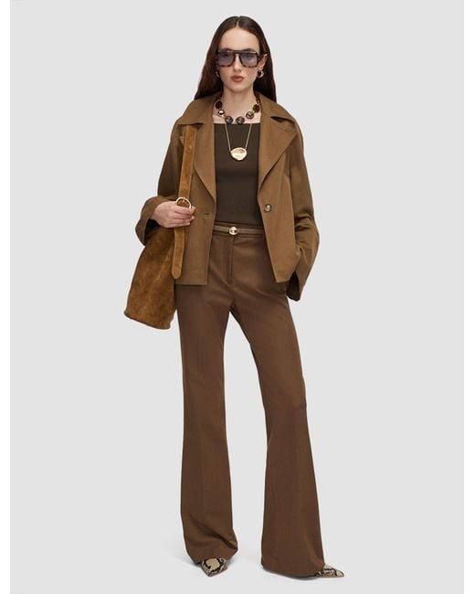Joseph Natural Tafira Gabardine Stretch Trousers