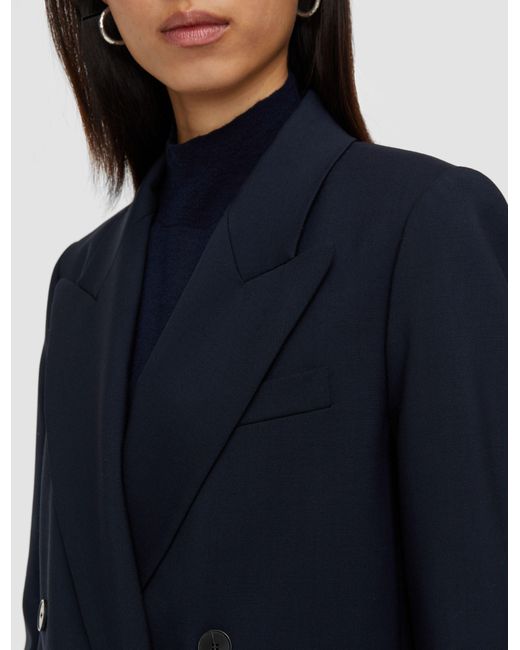 Joseph Blue Tailoring Wool Stretch Jaden Jacket