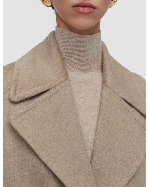 Joseph Natural Spencer Double Face Cashmere Coat