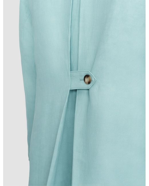 Joseph Blue Rochd Light Linen Blend Jacket