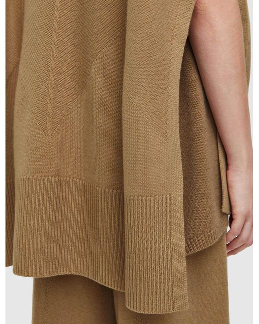 Joseph Natural Soft Wool Poncho
