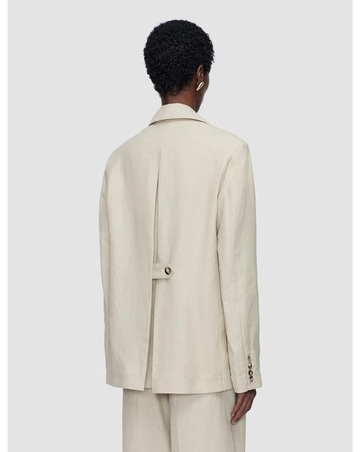 Joseph Natural Rochd Light Linen Blend Jacket