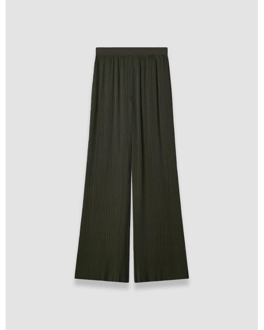 Joseph Green Amber Pleated Satin Trousers