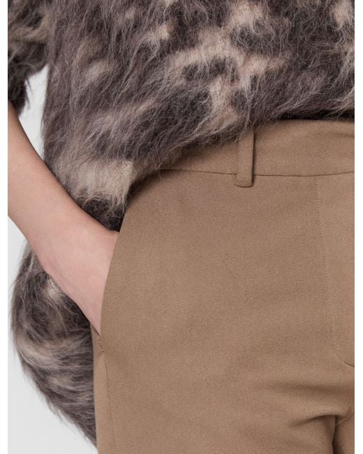 Joseph Natural Coleman Long Gabardine Stretch Trousers