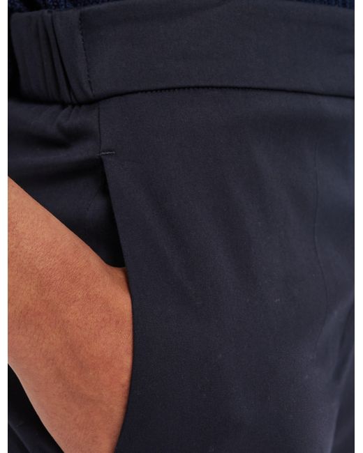 Joseph Blue Temple Light Gabardine Stretch Trousers