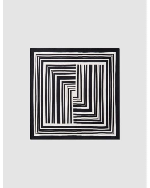 Joseph Black Zenza Large Silk Scarf