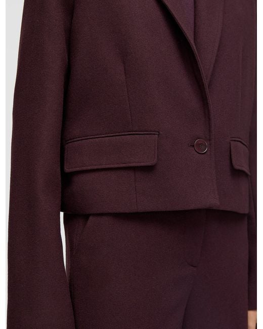 Joseph Red Elia Flannel Wool Jacket