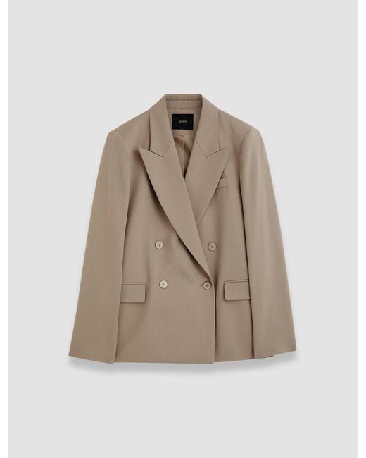 Joseph Natural Jaden Tailoring Wool Stretch Jacket