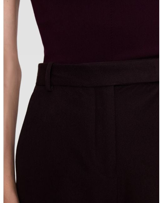 Joseph Purple Yukio Gabardine Stretch Trousers