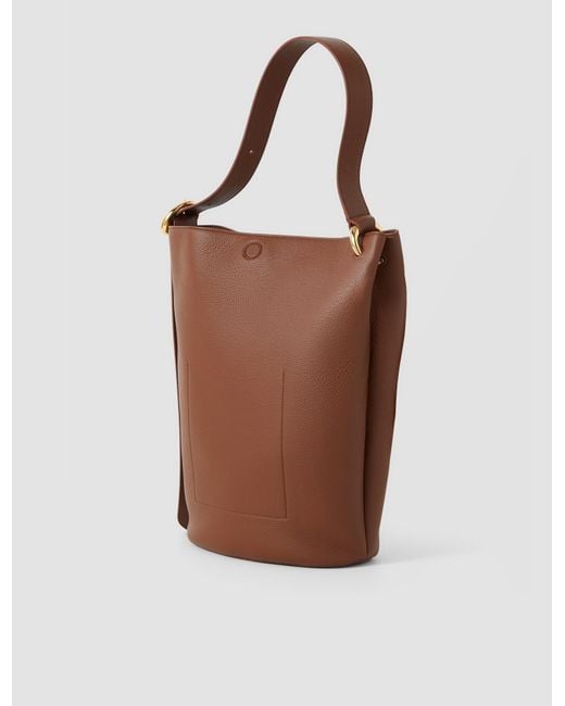 Joseph Brown Bucket Leather Bag
