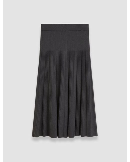 Joseph Gray Merino Rib Skirt