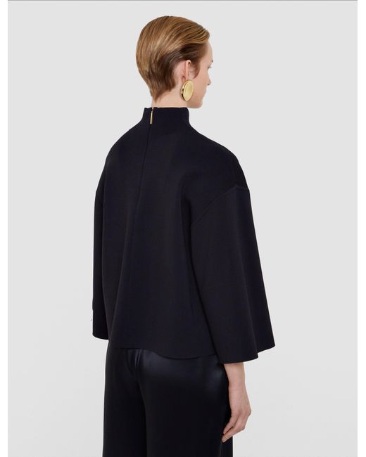 Joseph Blue Larrey Compact Milano Knit Top