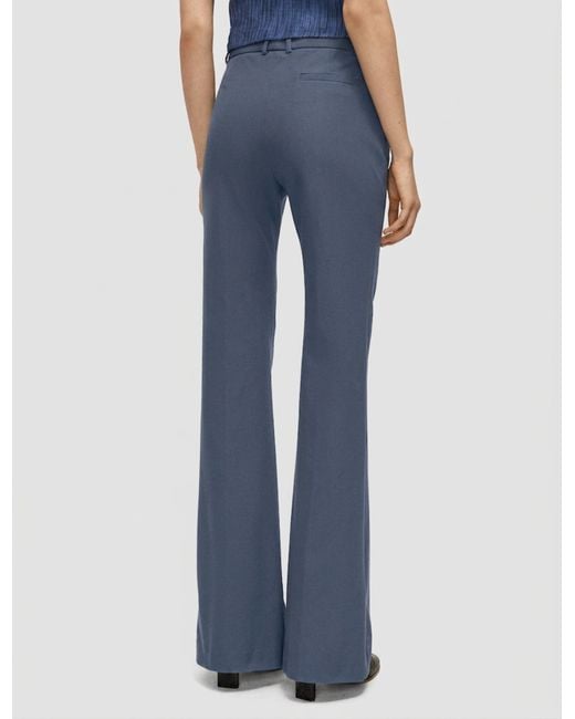Joseph Blue Tafira Gabardine Stretch Trousers