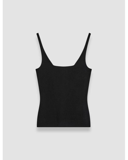 Joseph Black Milano Knit Stretch Vest Top