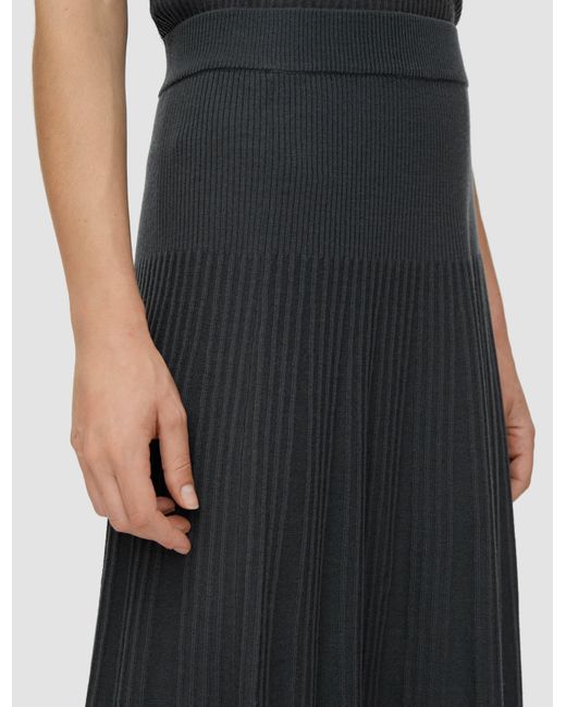 Joseph Gray Merino Rib Skirt