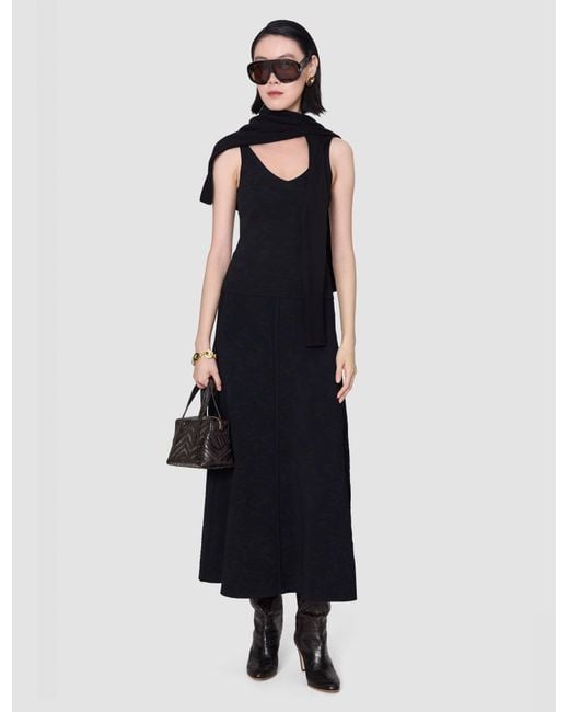 Joseph Black Helius Leopard Jacquard Milano Skirt