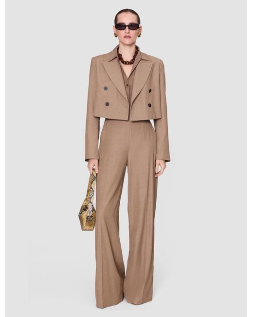 Joseph Natural Haxley Cady Twill Trousers