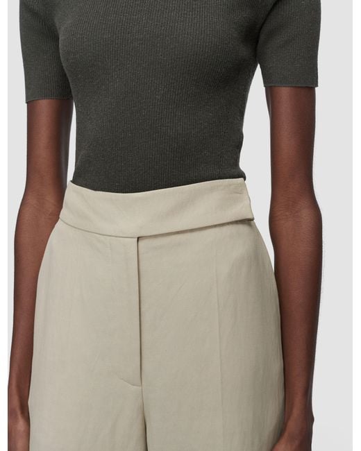 Joseph Natural Aix Light Linen Blend Trousers