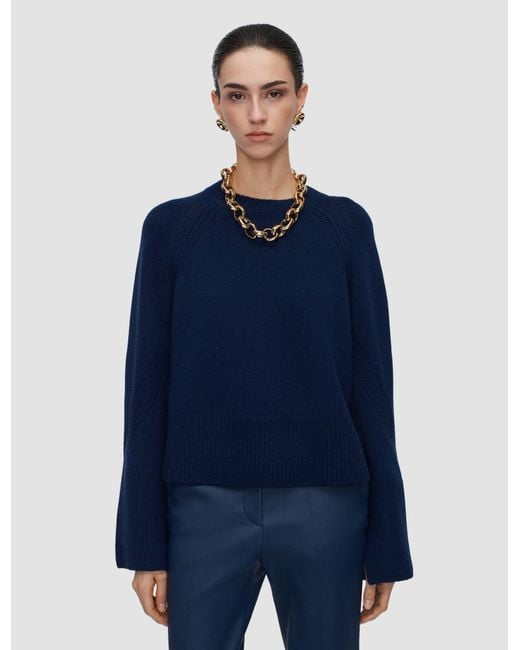 Joseph Blue Maple Pure Cashmere Jumper