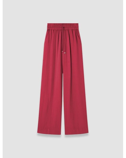 Joseph Red Dee Crepe Trousers