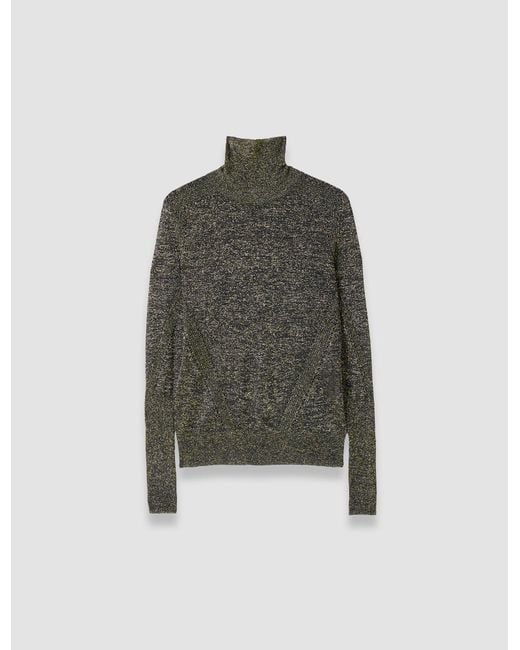 Joseph Black Leblanc Lurex Knit Jumper