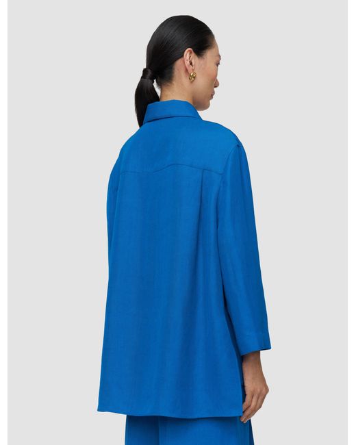 Chemise Simi En Mélange De Lin Joseph en coloris Blue