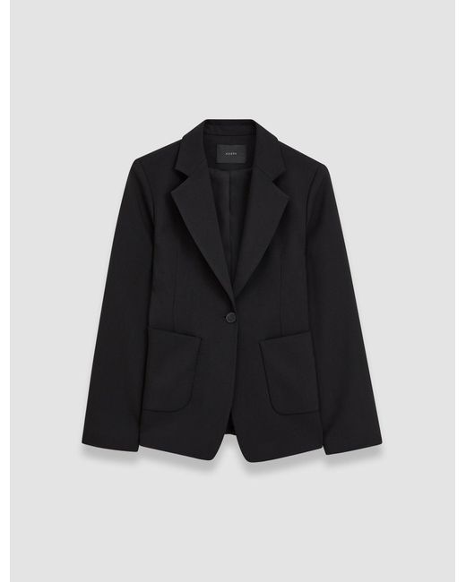Joseph Blue Glenview Tailoring Wool Stretch Jacket