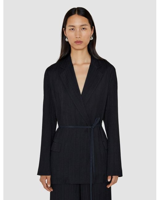 Joseph Black Amelot Pleat Jacquard Jacket