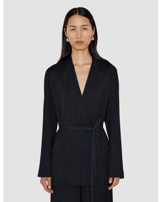 Joseph Black Amelot Pleat Jacquard Jacket