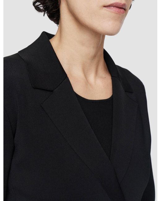 Joseph Black Milano Knit Stretch Jacket
