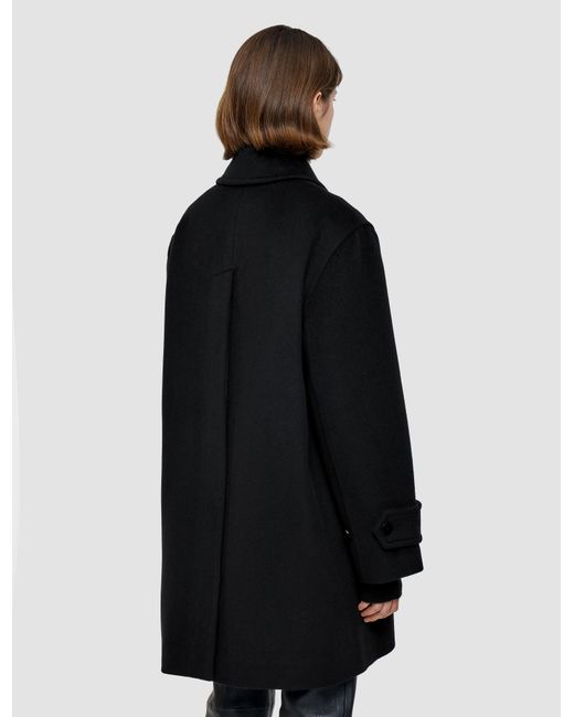 Joseph Black Loti Soft Wool Cashmere Coat