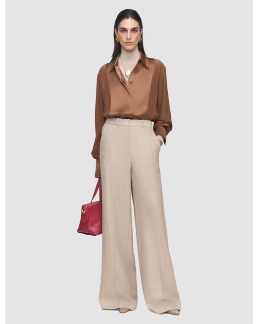 Joseph Brown Childs Silk Satin Blouse