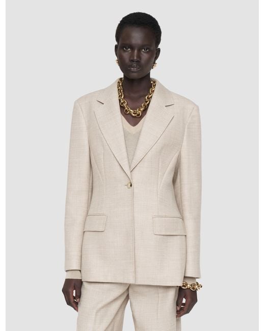Joseph Natural Fallon Virgin Wool Jacket