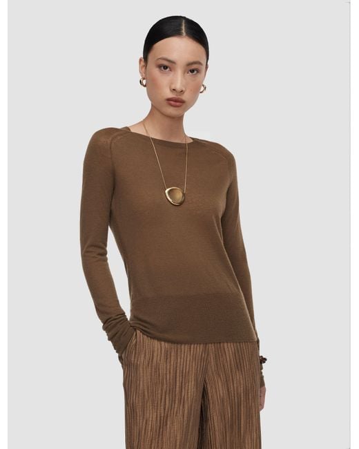 Joseph Natural Geras Cashair Jumper