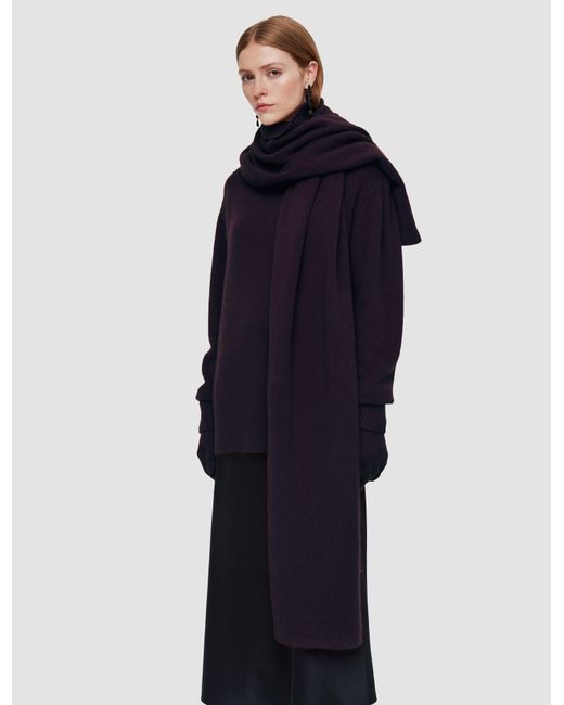 Écharpe en cachemire de luxe Joseph en coloris Purple